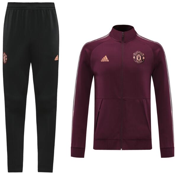 Manchester United Red Training Kits Jacket with Pants 2020/21